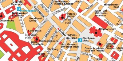 Bečki centar na karti