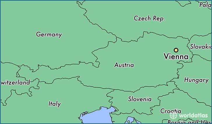 Beč na karti