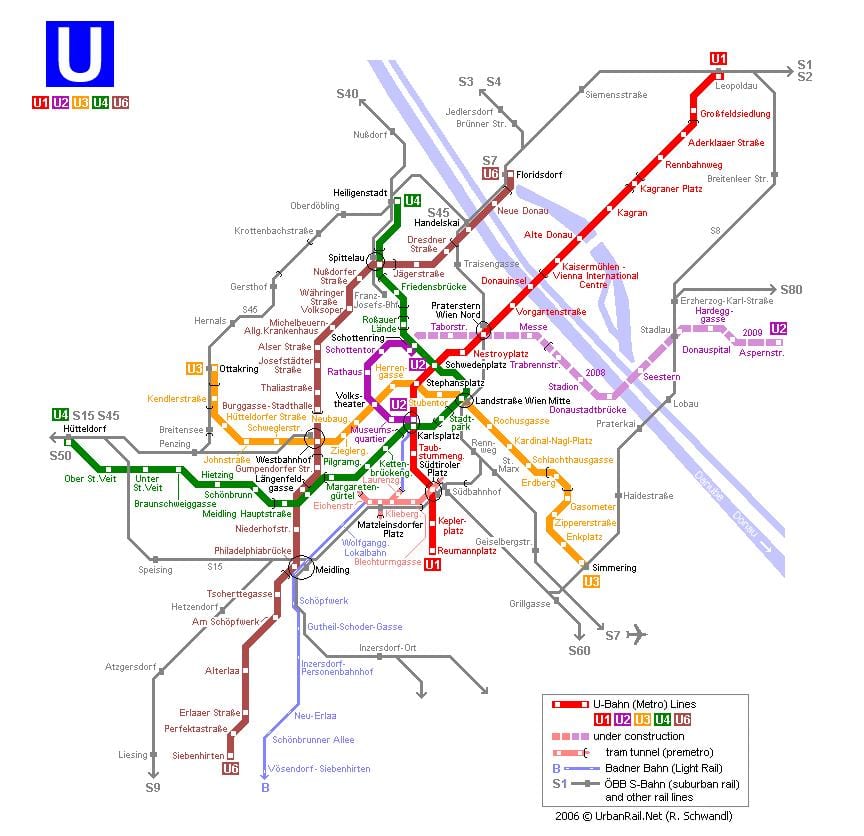 Karta Beč tramvaj
