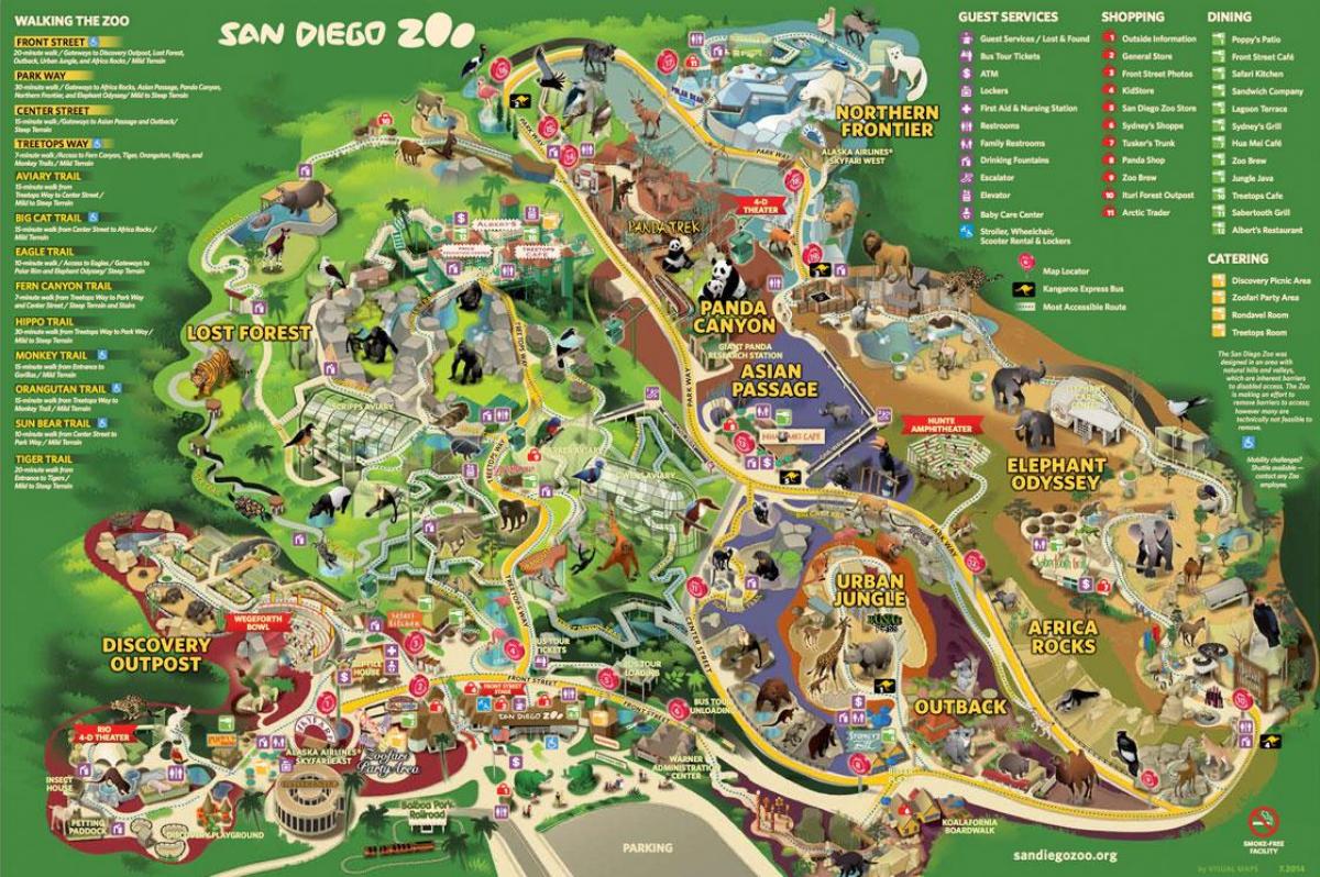 Karta Bečkog zoološkog vrta