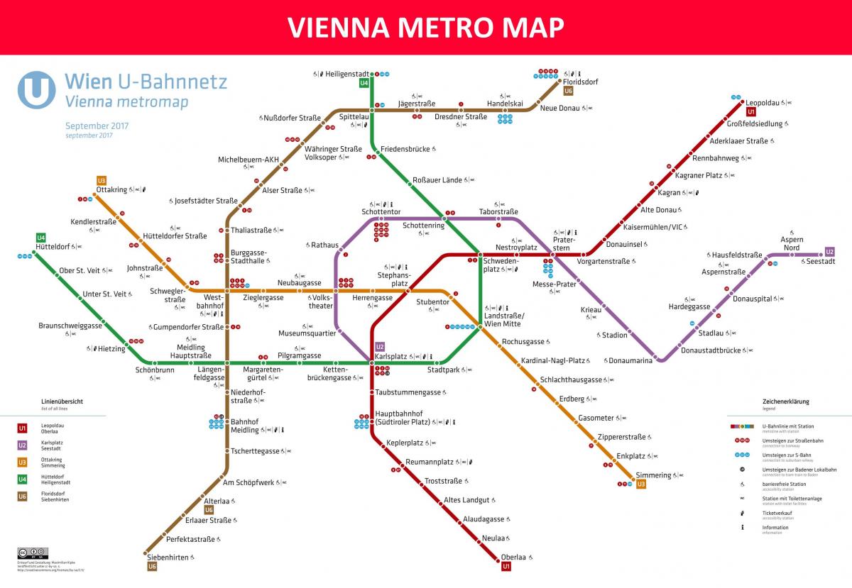 Karta Beča Metro aplikacija 