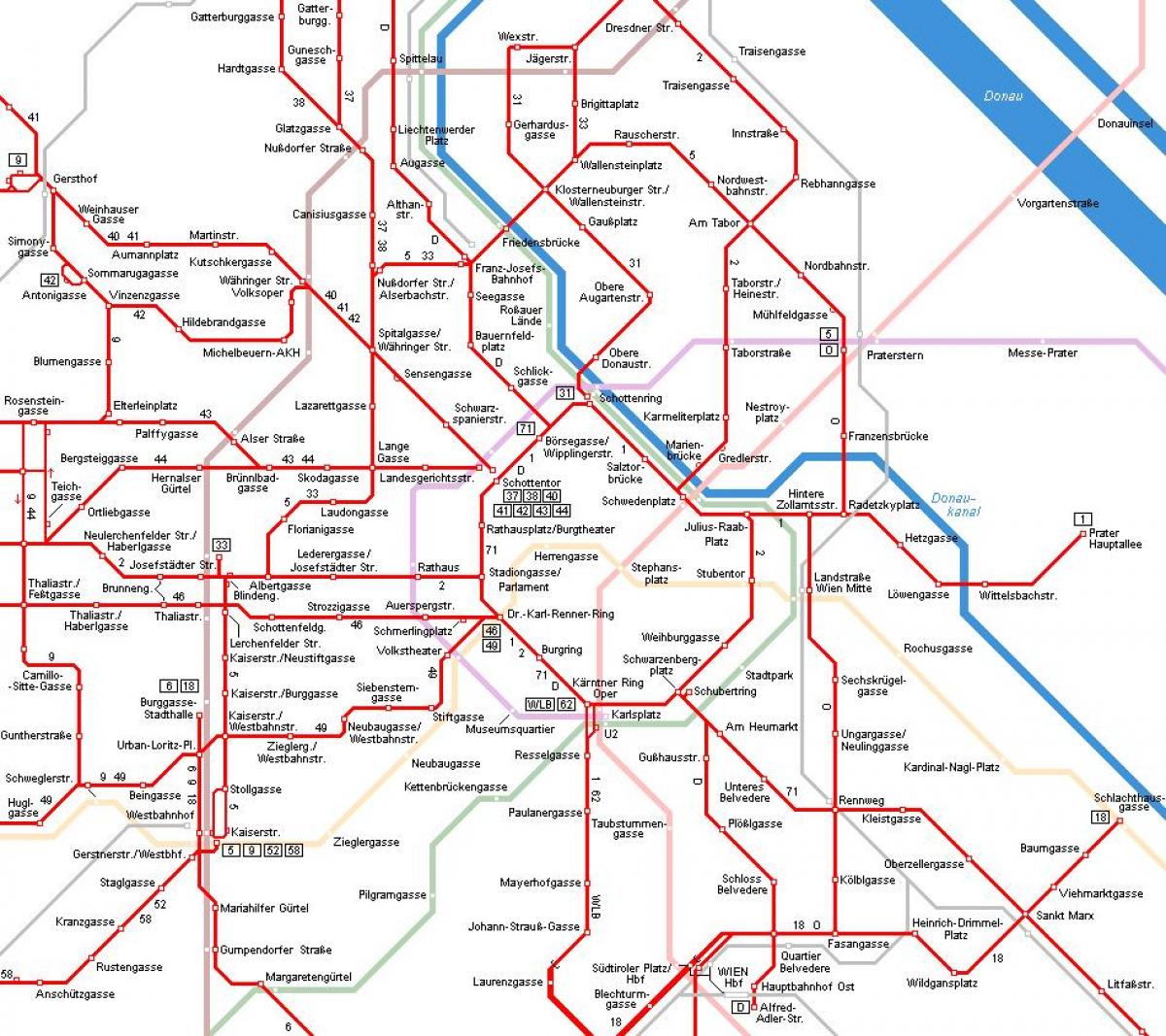 Beč Austrija tramvajske karte