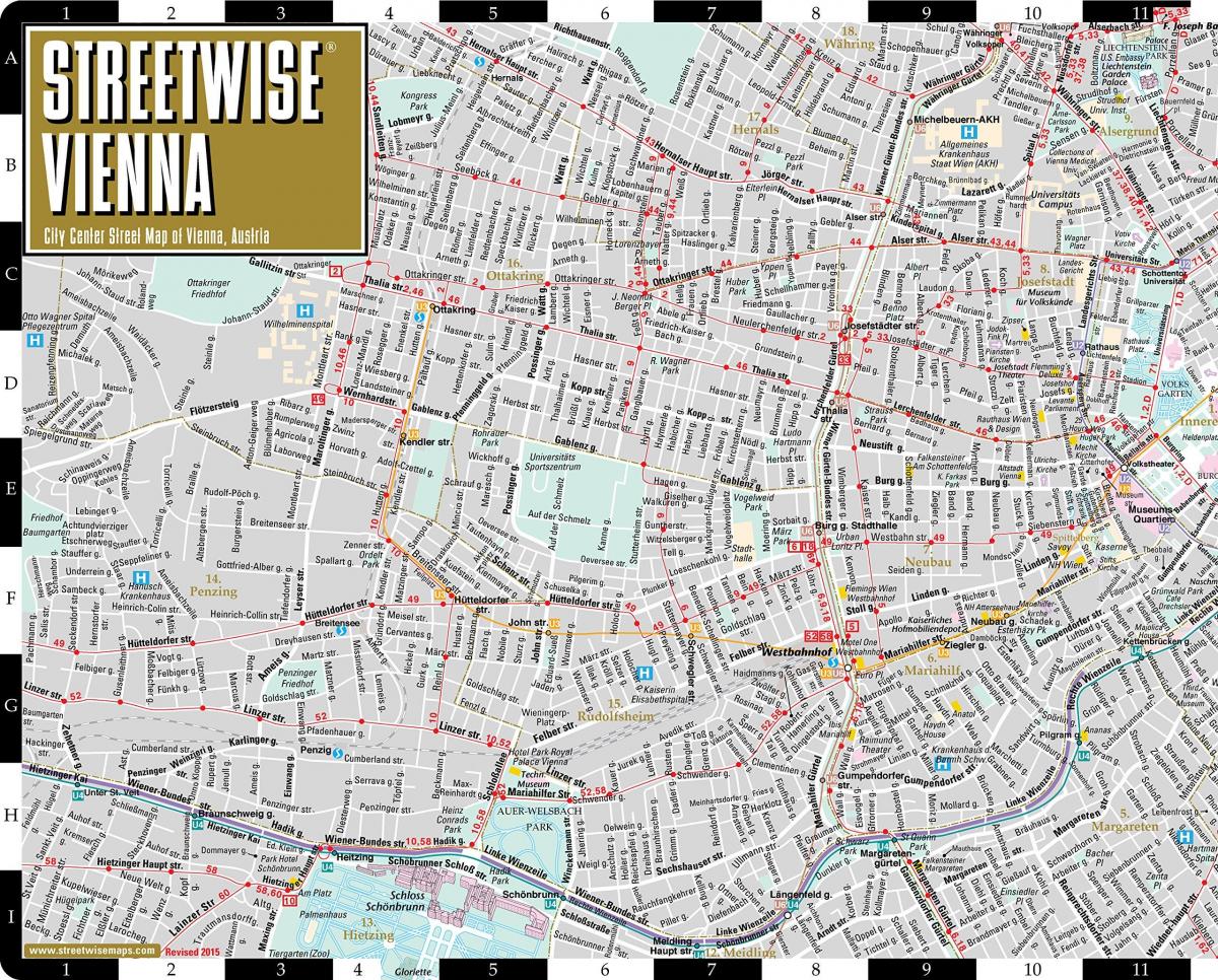 Karte Beča ulici