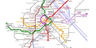 Karta Beč tramvaj