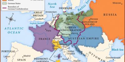 Karta Beča u Europu