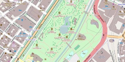 Karta stadtpark u Beču